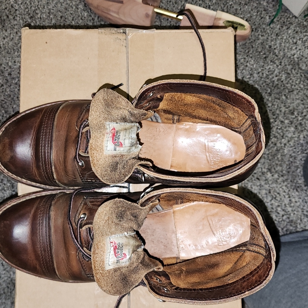 Red Wing Shoes Brown Leather Boots - Picture 14 of 14
